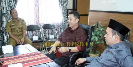 DPRD Lamsel Terima Bapemperda DPRD Pandeglang Penuh Hangat dan Kekeluargaan