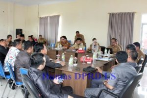 Pimpinan dan Anggota DPRD Lampung Selatan Hadiri Singkronisasi Program 2021