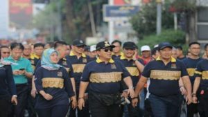 Arinal-Nunik Kompak Turut Semarakkan Walk Fun PTBA