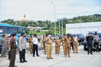 Gubernur Arinal Tengok Kesiapan Pelabuhan Bakauheni Antisipasi Covid-19