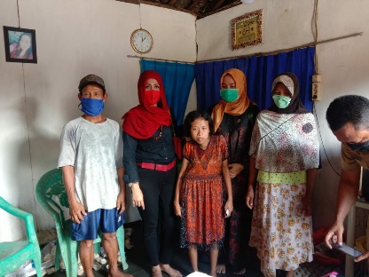 LPA Pesawaran Sambangi Kediaman Janda Lansia dan Penyandang Disabilitas