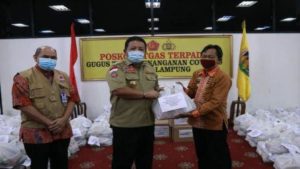 Tim Gugus Tugas Provinsi Lampung Terima Bantuan dari Berbagai Pihak