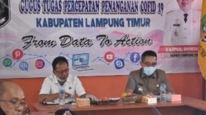 Tim Gugus Tugas Covid-19 Provinsi Lampung Sambangi Lampung Timur