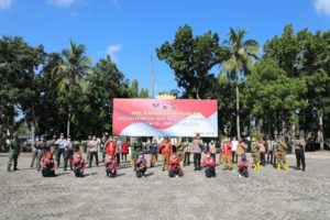 Pemkab Lamsel Apel Pasukan Gugus Tugas Covid-19 Menuju Tatanan Kehidupan Baru