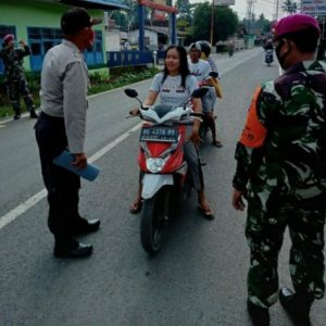 TGTPP Covid-19 Pesawaran Sosialisasi Sekaligus Pengawasan Disiplin New Normal