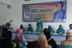 Septi Istiqlal Awali Penyerahan 150 Paket Makanan Tambahan untuk Ibu Hamil