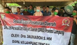 Anggota DPRD Lampung Jauharoh Jelaskan Fungsi Perda Pembangunan Ketahanan Pangan