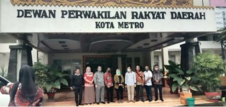 DPRD Metro Terima Kunker Wakil Rakyat Oku Timur, Belajar Persiapan New Normal
