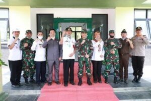 Dampingi Danrem, Bupati Pesibar Hadiri Peresmian Kantor Koramil 422/03