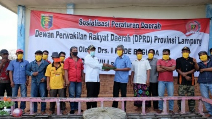 Made Bagiasa Lakukan Giat Sosperda di Bandar Mataram Lampung Tengah
