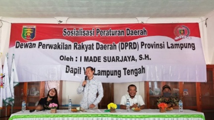 Made Suarjaya Edukasi Dampak Mengerikan Narkoba di Hadapan Masyarakat Seputih Raman