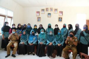 Septi Istiqlal Langsung Bagikan Insentif Kader Posyandu dan Piagam Bupati Pesisir Barat