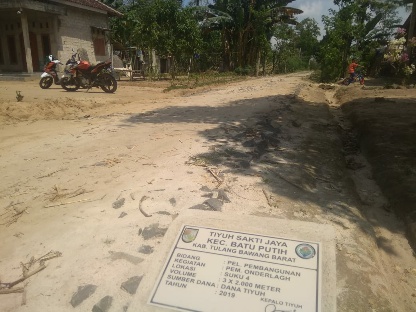 Proyek Onderlagh di Tiyuh Sakti Jaya, Ada Temuan Riil Mencurigakan Terindikasi Mark-Up?