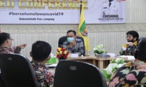 Hadapi New Normal, Pemprov Lampung Ikuti Rapat Pembuatan Video Inovasi Teknologi