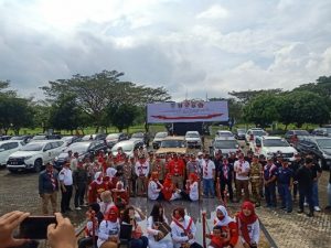 Pawai Kebangsaan HUT RI ke-75 dan Bhakti Sosial 2 Ton Beras
