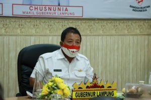 Gubernur Lampung Ikuti Virtual Meeting Bersama Presiden