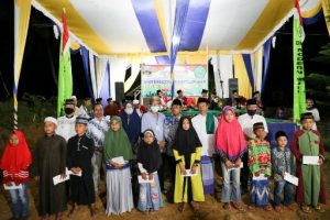 Gema Sholawat Sambut Kedatangan Bupati Agus Istiqlal di Pondok Pesantren Nurul Huda