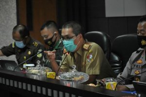 Pemkab Tulangbawang Barat Kaji Rancangan Perbup Pengendalian Covid-19