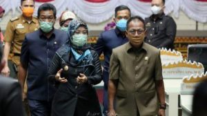 Mingrum Gumay Pimpin Paripurna Penyampaian Pandangan Umum Fraksi Terhadap Raperda Perubahan APBD 2020