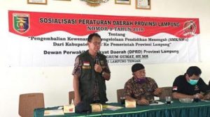 Ketua DPRD Lampung Gelar Sosperda di Bumi Ratu Nuban