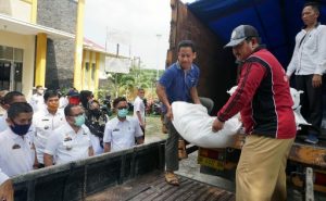 Hari Terakhir Tahap 2, Pemkab Lampung Selatan Distribusikan Ribuan Paket Sembako