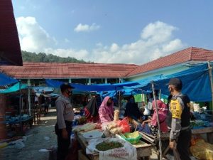 Polsek Padang Cermin, Polres Pesawaran Laksanakan Ops Yustisi Penegakan Protokol Kesehatan