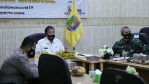 Gubernur Arinal Ikuti Video Conference Koordinasi Penegakan Hukum Protokol Covid-19