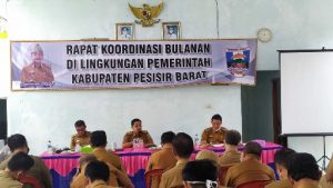 Pemerintah Kabupaten Pesisir Barat Rakor di Sukadana