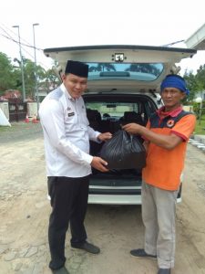 Pemkab Lampung Selatan Bantu Bahan Pangan Pokok Warga yang Isolasi Mandiri