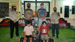 Dua Pencuri Barang dan Uang Seorang PNS Ditangkap Polsek Abung Barat