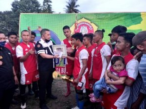 Menang Adu Penalti, Buana Putra Boyong Trofi Bergilir Karang Taruna Cup Kabupaten Pesawaran