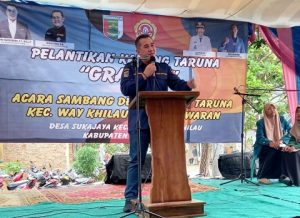 Kepengurusan Karang Taruna Desa Sukajaya Dilantik, Dendi Harap Bisa Entaskan Masalah Sosial