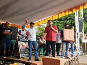 Dendi Hadiri Tasyakuran Persatuan Sepeda Onthel Kabupaten Pesawaran