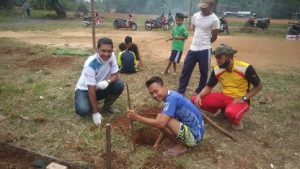 Antisipasi Musim Penghujan, Pemdes Sukaraja Gerakkan Masyarakat Gotong-royong