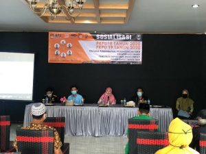 KPU Pesibar Sosialisasi Pemungutan Penghitungan dan Rekapapitulasi Suara