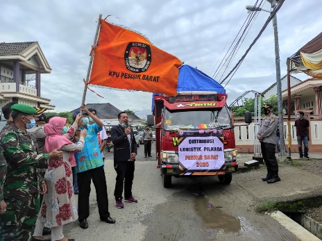 Distribusi Logistik Pemilihan Kepala Daerah, KPU Pesisir Barat Penuh Hati-hati