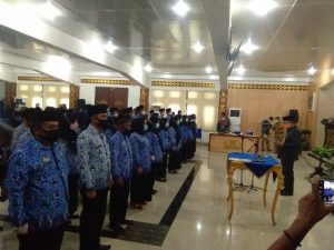 Wakili Bupati, Sekda Lampung Utara Kukuhkan 62 Pejabat Fungsional