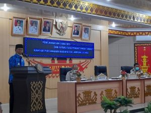 Bupati Budi Utomo Hadiri Pencanangan Zona Integritas Kantor Pertanahan Lampung Utara