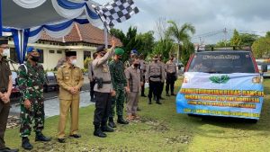 Polres Lampung Utara Salurkan Bantuan Sosial dari Yayasan Budha Tzu Chi Indonesia