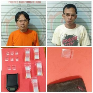 Satres Narkoba Polres Lampung Utara Ringkus Pengguna dan Pengedar Narkoba