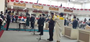 Pelantikan 6 Anggota DPRD Provinsi Lampung Hasil PAW “Korban” Pilkada