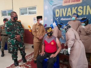 Pelaksanaan Vaksinasi Perdana Covid-19 untuk Lampung Utara Berlangsung di 2 Rumah Sakit