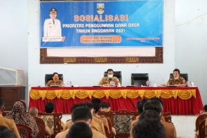 Bupati Pesisir Barat Buka Sosialisasi Prioritas Penggunaan Dana Desa 2021