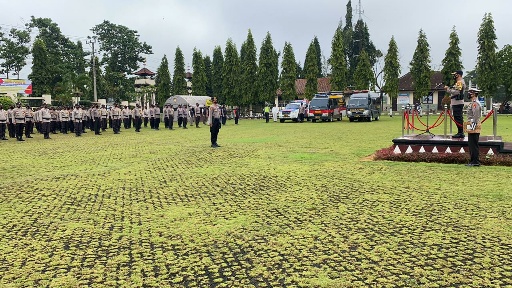 Apel Kesiapan Polres Lampung Utara sebagai Tracer dan Vaksinator Covid-19