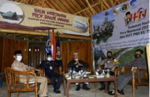 HPN 2021, Bupati Umar Ahmad Resmikan Balai Wartawan Prof. Bagir Manan