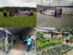 Kapolsek Abung Timur Tinjau Kesiapan Rencana Kampung Tangguh