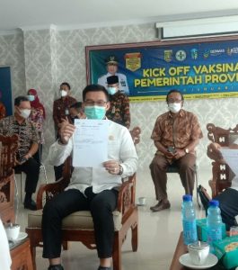 Divaksin Covid-19, Ketua Komisi V DPRD Provinsi Lampung: Seperti Digigit Semut Aja