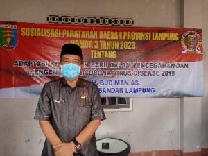 Anggota DPRD Provinsi Lampung Budiman Sosper di Telukbetung Utara