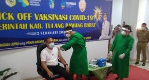 Bupati Umar Ahmad Masuk Daftar Penerima Vaksin Sinovac Covid-19 Tahap 1