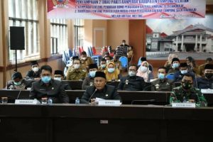 Bupati Lampung Selatan Nanang Ermanto Sampaikan 2 Raperda pada DPRD